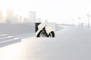Front Mudguard & Suspension of R30 electric scooter