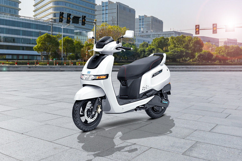Front Left View of iQube Electric