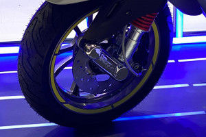 Front Tyre View of Elettrica