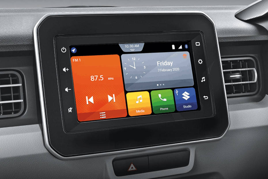 Infotainment System Main Menu Image of Ignis