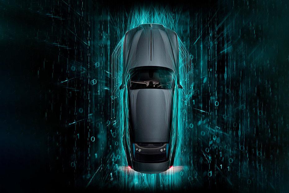 Top view Image of Rolls Royce Wraith