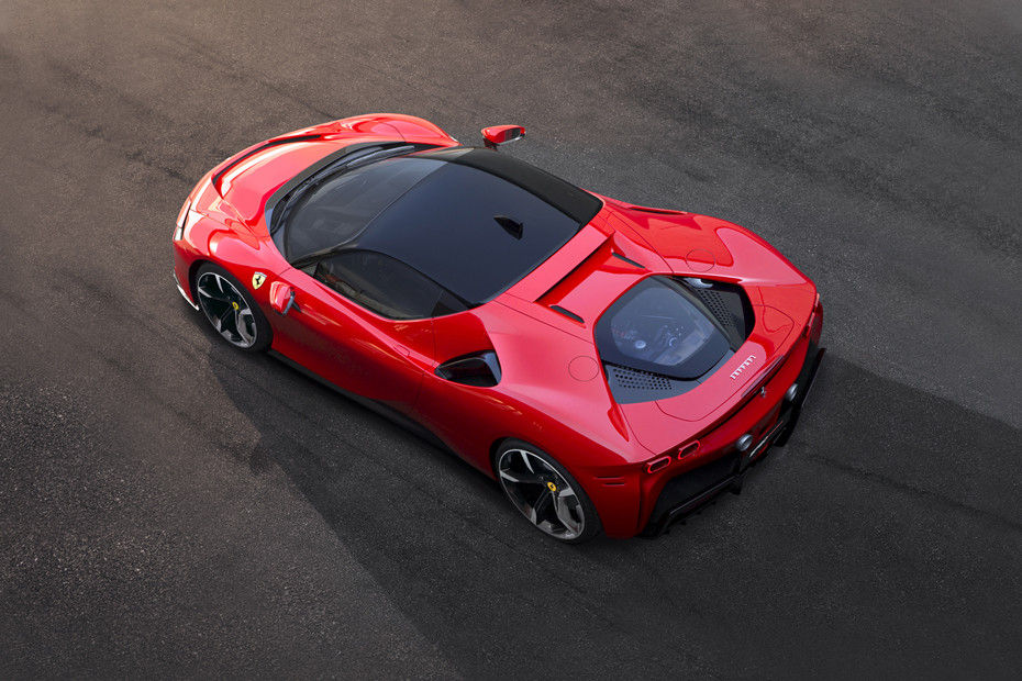 Top view Image of SF90 Stradale