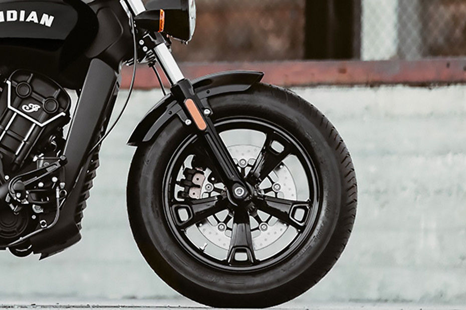 Front Tyre View of Scout Bobber Sixty