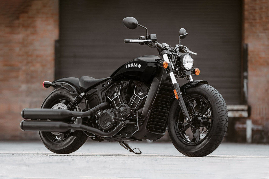 Front View of Scout Bobber Sixty
