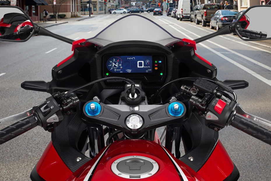 Handle Bar View of CBR500R