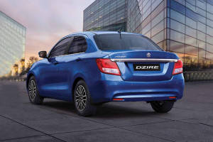 Rear 3/4 left Image of Dzire
