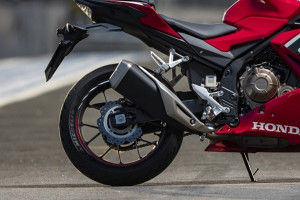 Rear Tyre View of CBR500R