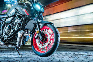 Front Tyre View of MT-07