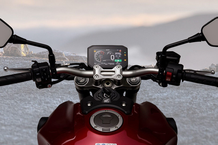 Handle Bar View of 2021 CB1000R