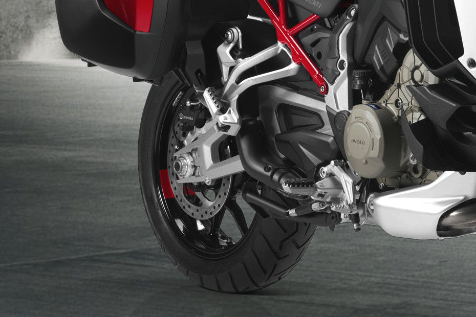 Rear Tyre View of Multistrada V4