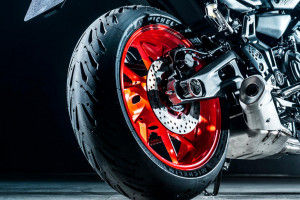Rear Tyre View of MT-07