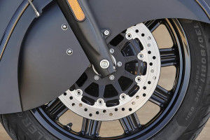 Front Brake View of Vintage