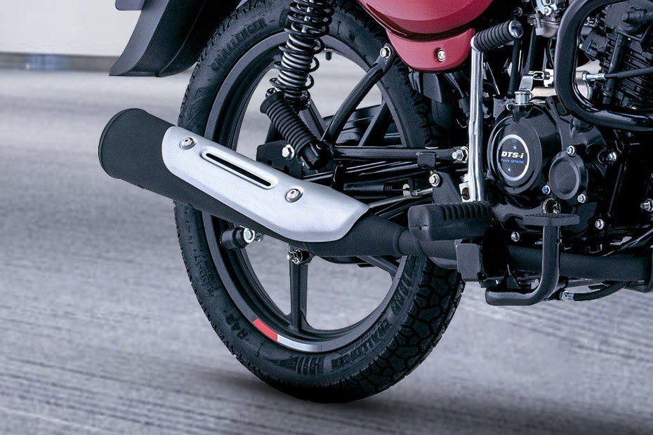 Rear Suspension View of CT 100