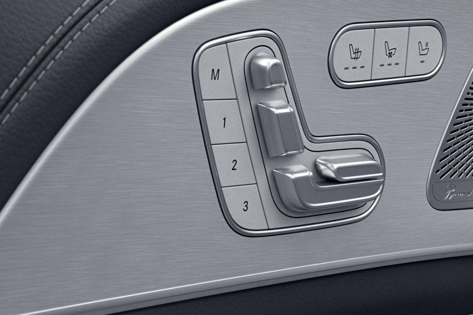 Seat adjustment controls/levers Image of AMG GLE 53