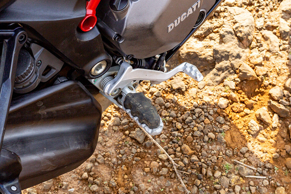 Foot Rest View of Multistrada 950