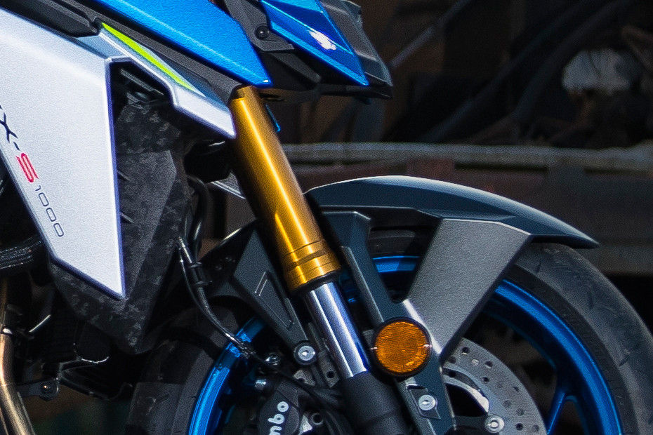 Front Suspension View of 2021 GSX S1000
