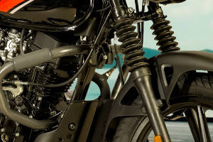 Front Suspension View of CT110