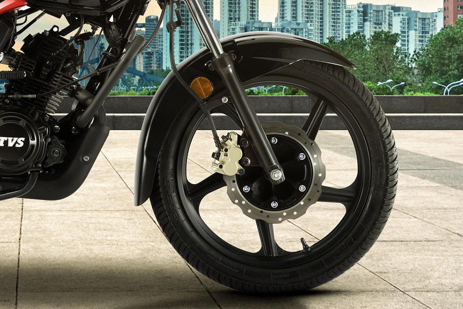 Front Tyre View of Star City Plus
