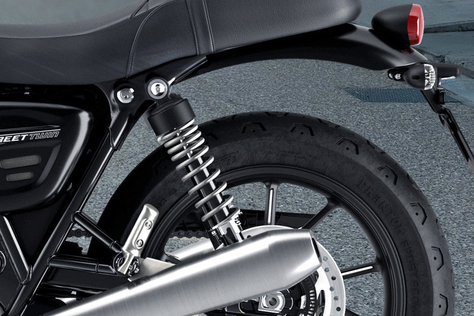Rear Suspension View of Street Twin