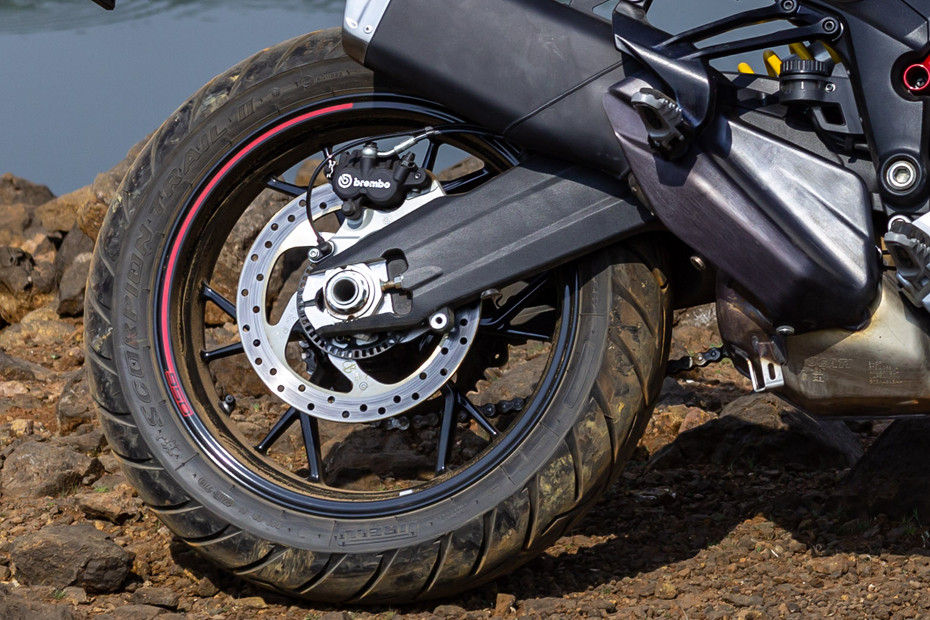 Rear Tyre View of Multistrada 950