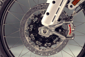 Front Brake View of DesertX