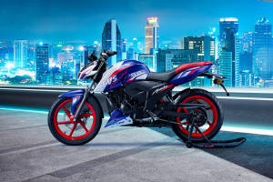 Tvs apache rtr 160 blue hot sale