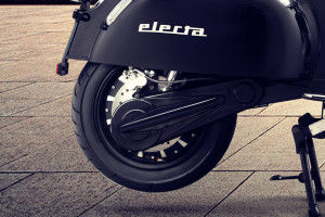 Rear Tyre View of Electa