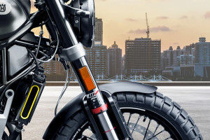 Front Mudguard & Suspension of Svartpilen 125