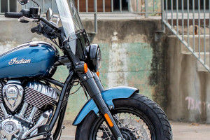 Front Mudguard & Suspension of Super Chief Limited