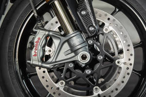 Front Brake View of Speed Triple 1200