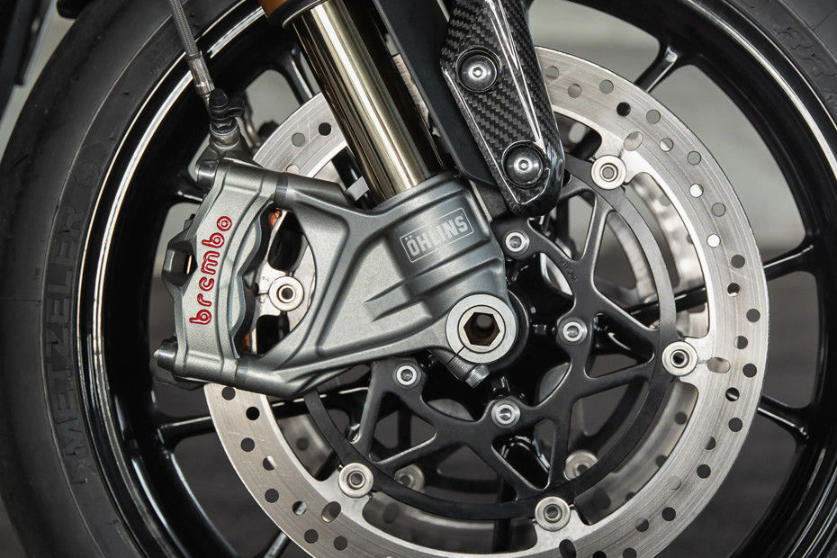 Front Brake View of Speed Triple 1200