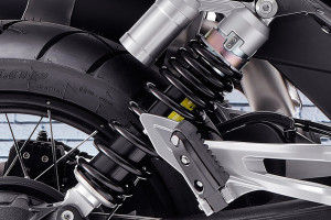 Rear Suspension View of V85 TT