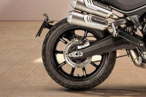 Rear Tyre View of Scrambler 1100