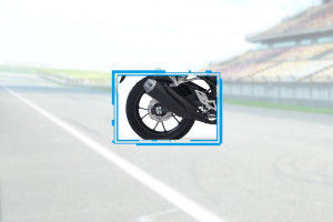 Rear Tyre View of CBR150R