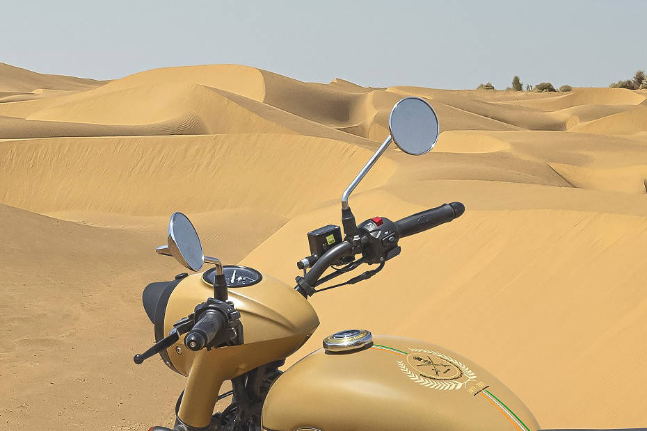 Back View Mirror of Jawa