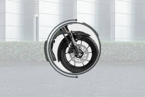 Front Brake View of FZ 25