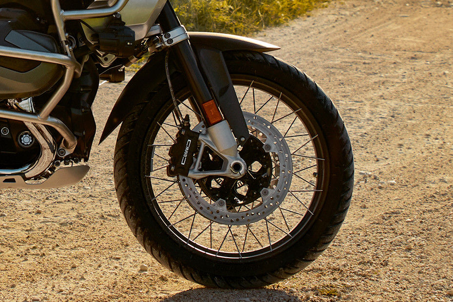 Front Tyre View of R 1250 GS Adventure