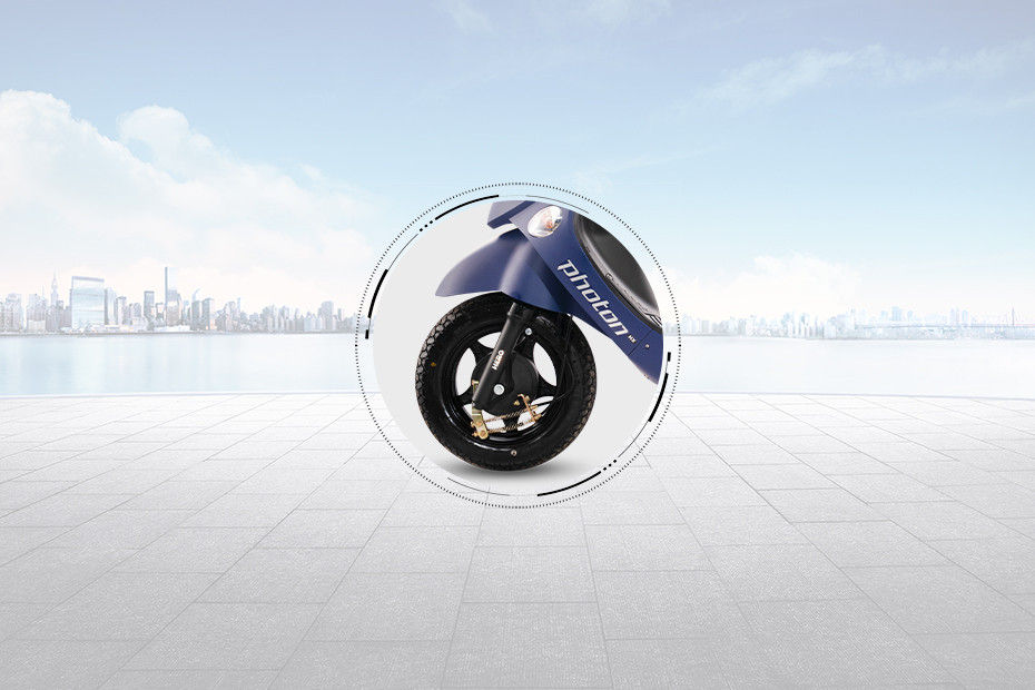 Front Tyre View of Photon