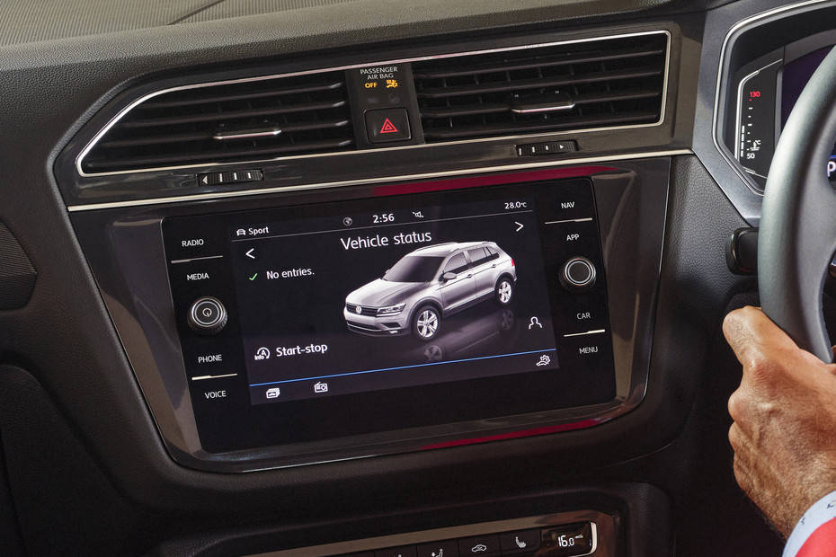 Infotainment System Main Menu Image of Tiguan Allspace