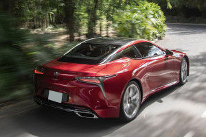 Rear 3/4 Right Image of LC 500h