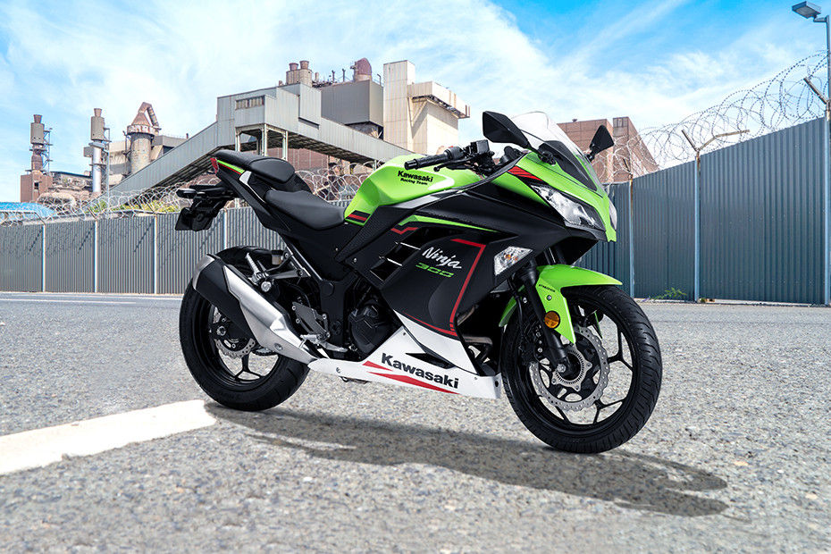 Front Right View of Ninja 300