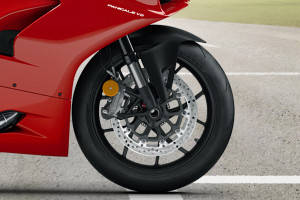 Front Tyre View of Panigale V2