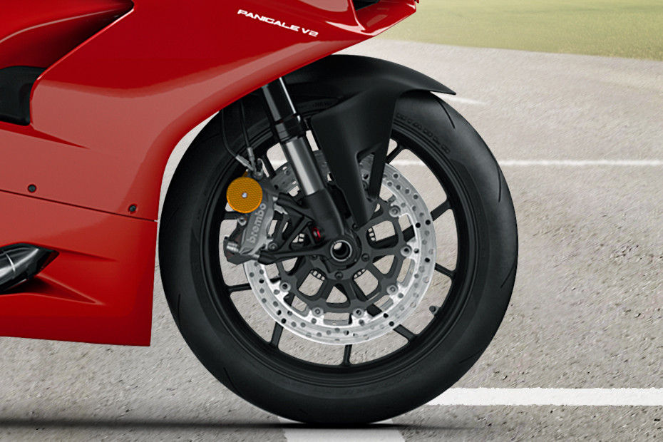 Front Tyre View of Panigale V2