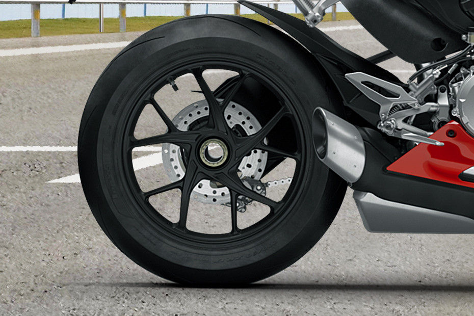 Rear Tyre View of Panigale V2