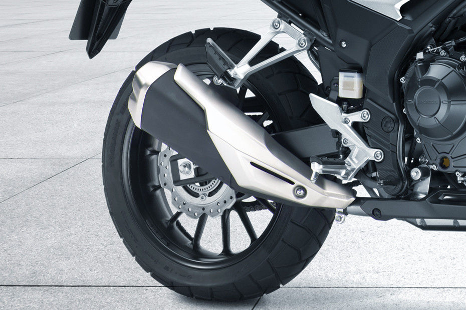 Rear Tyre View of CB500X