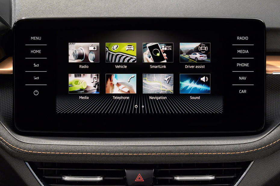 Infotainment System Main Menu Image of Fabia 2022