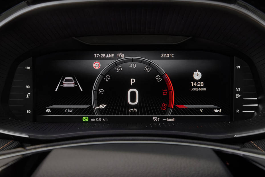 Instrumentation console on start-up Image of Fabia 2022