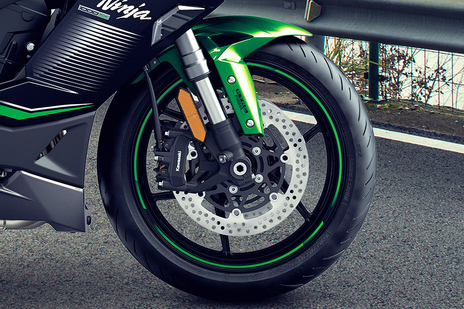 Front Tyre View of Ninja 1000SX