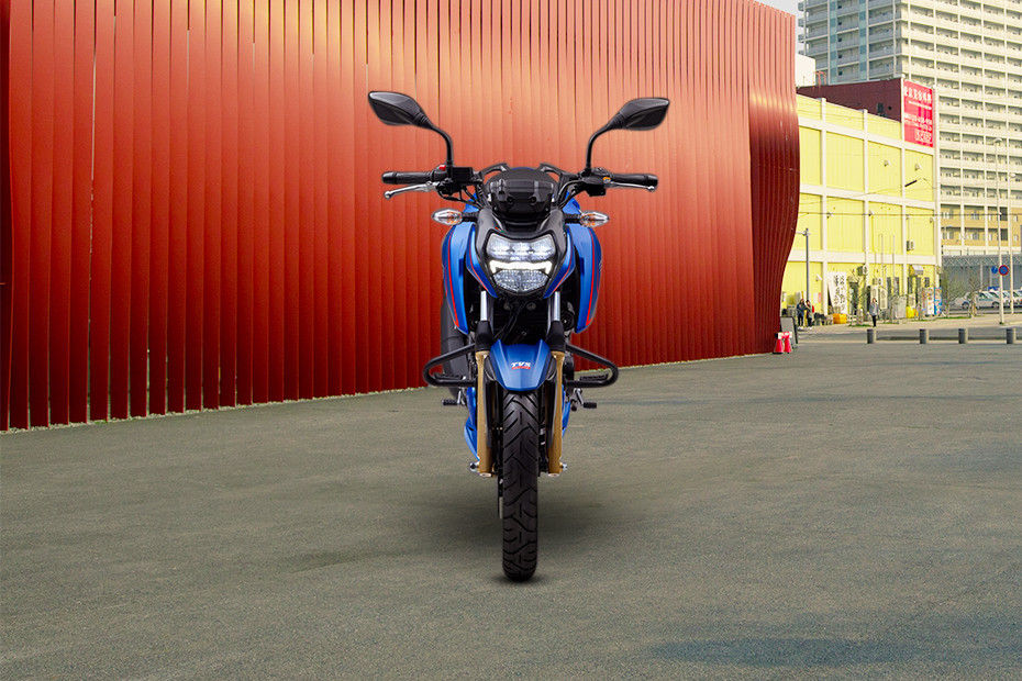 Front View of Apache RTR 200 4V