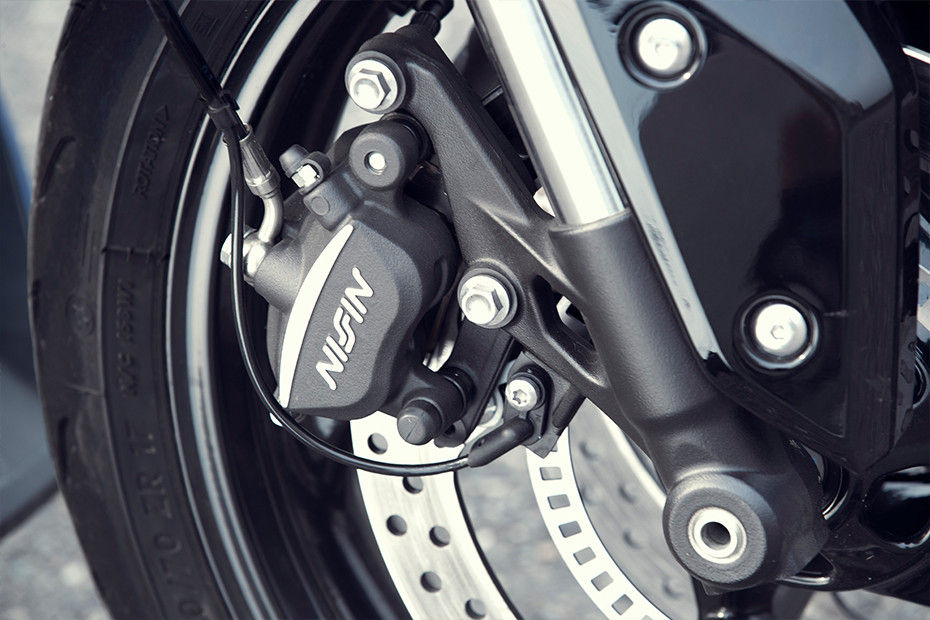 Front Brake View of Tiger Sport 660